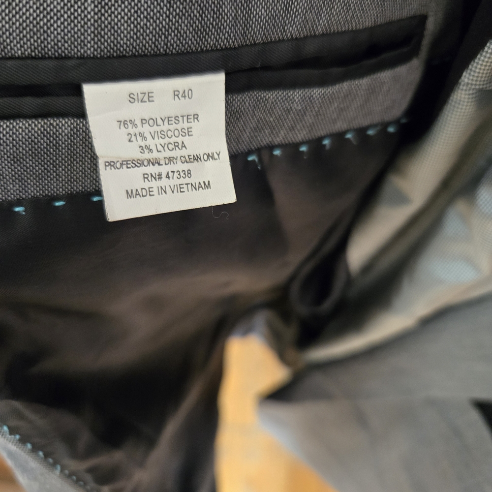 Marc Ecko Charcoal Men's Blazer - Picture 5 of 5